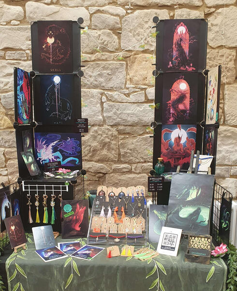 4ft Set-Up (Witchy Bazaar 2025)